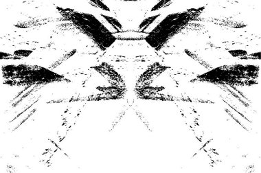 Siyah ve Beyaz Sorunlu Grunge Vektör Kaplama Şablonu. Koyu renkli eskimiş doku. Kirli Yaratıcı Tasarım Arkaplan Elementi