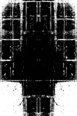 Sert siyah-beyaz dokular. Grunge 'un geçmişi. Soyut doku etkisi. Vektör İllüstrasyonu