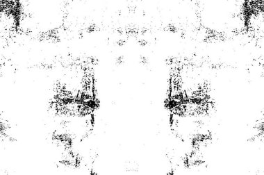 Sert siyah-beyaz dokular. Grunge 'un geçmişi. Soyut doku etkisi. Vektör İllüstrasyonu