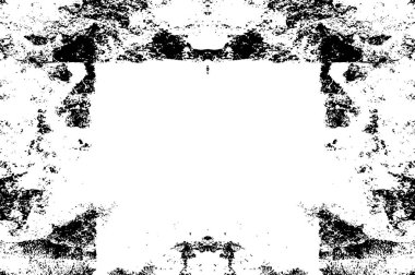 Sert siyah-beyaz dokular. Grunge 'un geçmişi. Soyut doku etkisi. Vektör İllüstrasyonu