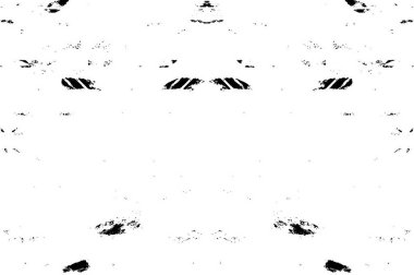 Sert siyah-beyaz dokular. Grunge 'un geçmişi. Soyut doku etkisi. Vektör İllüstrasyonu