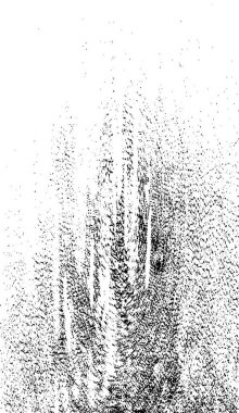 Grunge üst üste biniyor. Soyut siyah-beyaz vektör arkaplanı. Çatlak, leke ve noktalarda kirli desenli tek renkli klasik yüzey. Karanlık korku tarzında eski bir duvar.