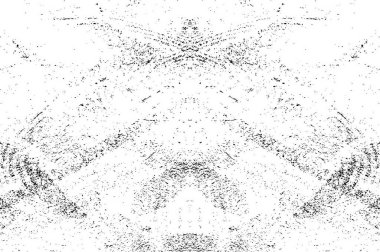 Yaratıcı soyut siyah beyaz desen. Simetrik monokrom poster tasarımı.