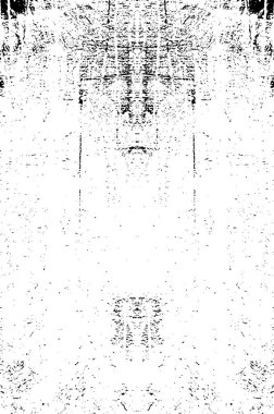 Siyah beyaz posterler için hasarlı arkaplan. soyut çizim 