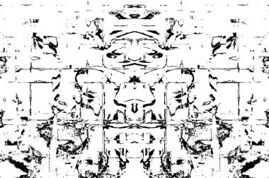 soyut sıkıntılı çizim, siyah beyaz posterler için hasarlı arkaplan 