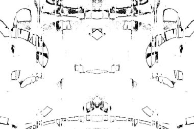 Siyah beyaz monokrom eski grunge vintage eskimiş arka plan soyut antika desenli retro model