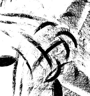 Siyah beyaz monokrom eski grunge vintage eskimiş arka plan soyut antika desenli retro model