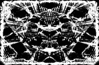 soyut siyah ve beyaz grunge şablonu, vektör illüstrasyonu