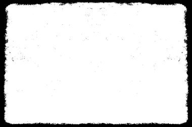 soyut siyah ve beyaz grunge çerçeve, vektör illüstrasyonu