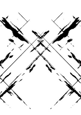 soyut siyah ve beyaz grunge şablonu, vektör illüstrasyonu