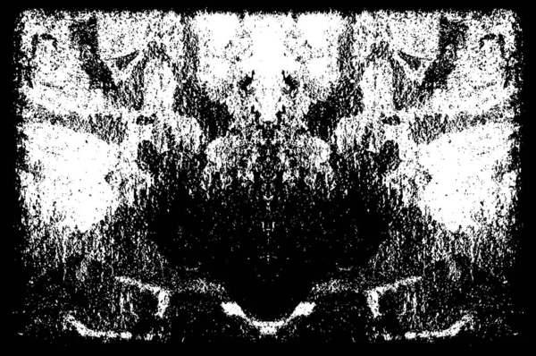 Grunge Siyah Beyaz Dokusu Soyut Dağınık Arkaplan — Stok Vektör