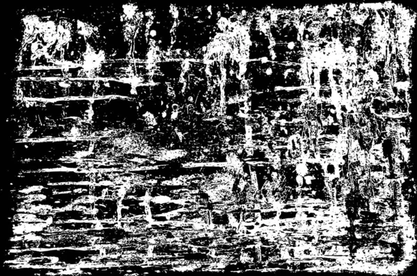Черно Белая Фактура Абстрактный Беспорядочный Фон — стоковый вектор