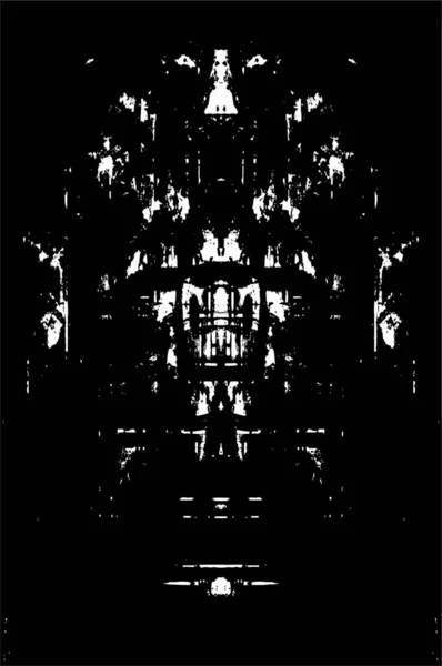 Помаранчевий Чорно Білий Колір Темний Безладний Фон — стоковий вектор