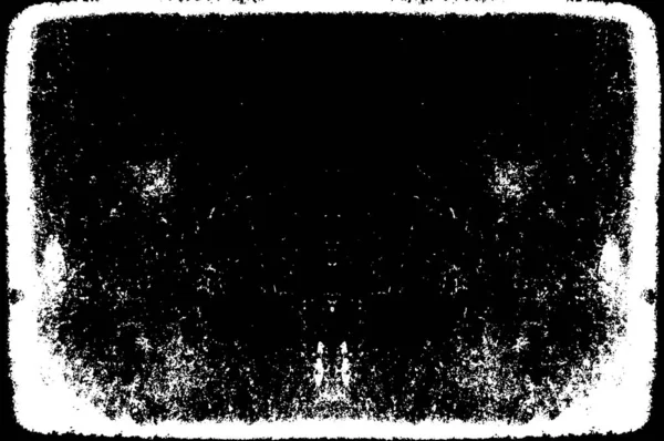 Grunge Zwart Wit Textuur Donkere Rommelige Achtergrond — Stockvector