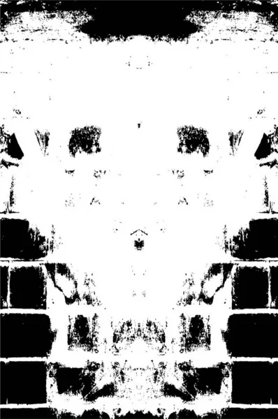 Siyah ve Beyaz Sorunlu Grunge Vektör Kaplama Şablonu. Koyu renkli eskimiş doku. Kirli Yaratıcı Tasarım Arkaplan Elementi