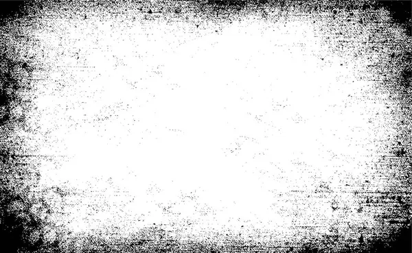 Modèle Superposition Vectorielle Grunge Perturbé Noir Blanc Peinture Foncée Texture — Image vectorielle