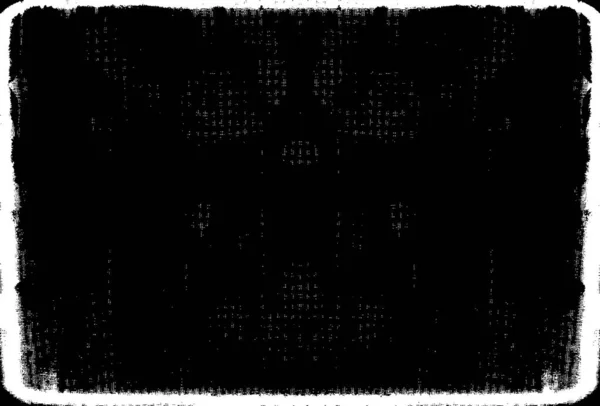 Texture Rugueuse Noir Blanc Fond Grunge Effet Texturé Abstrait Illustration — Image vectorielle