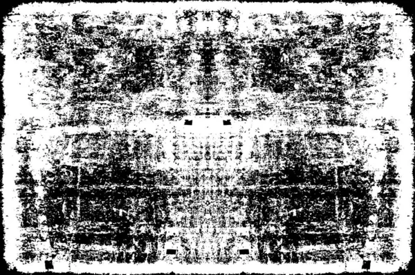 Abstracte Zwart Wit Textuur Grunge Achtergrond Vector Illustratie — Stockvector