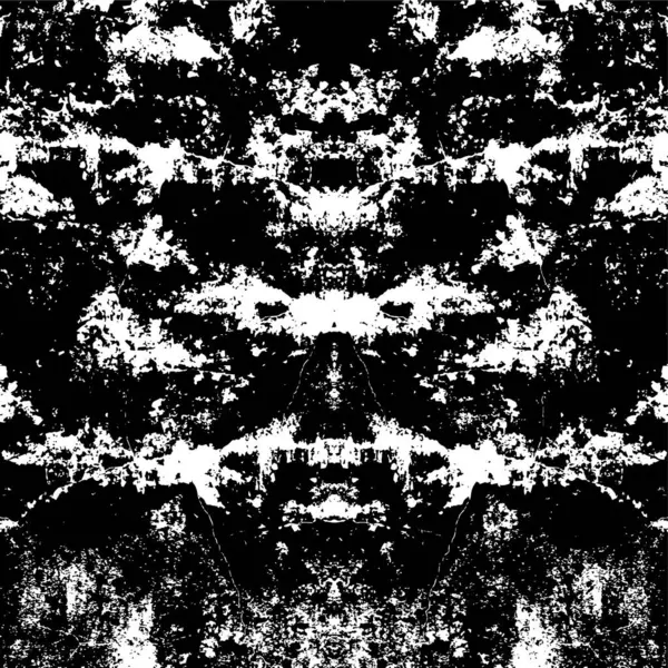 Texture Noire Blanche Affligée Texture Grunge Fond Abstrait — Image vectorielle