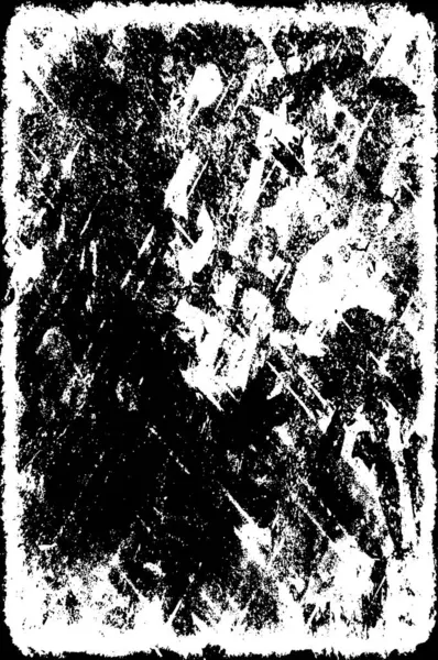 Абстрактний Чорно Білий Гранжевий Фон Подряпинами — стоковий вектор