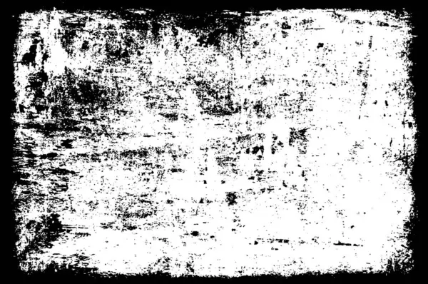 Çizikli Soyut Siyah Beyaz Grunge Arkaplanı — Stok Vektör