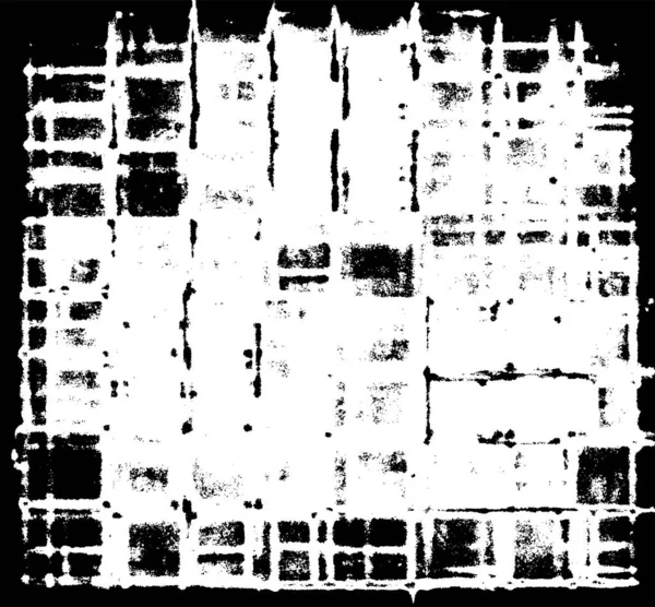 黒と白の汚れに悩まされた 抽象的な壁紙 — ストックベクタ