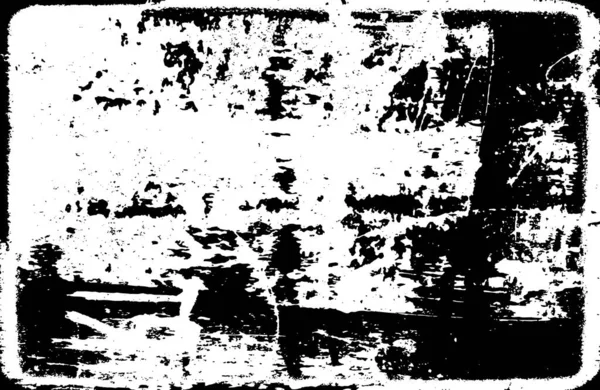 混乱した黒と白の塗料ブラシの汚れ 抽象的な壁紙 — ストックベクタ