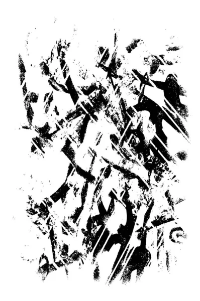 Chaotische Schwarz Weiß Farben Abstrakte Tapete — Stockvektor