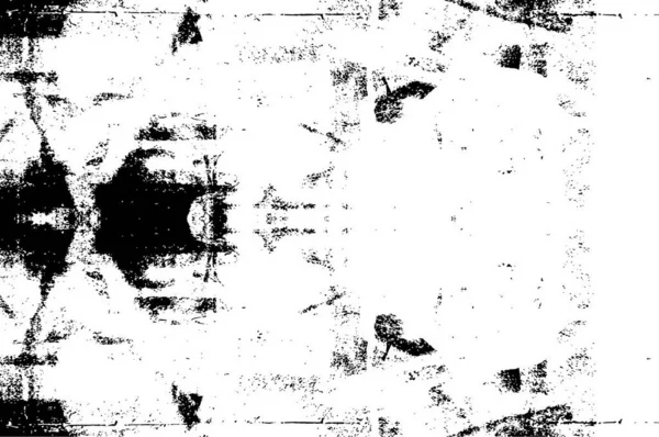 Poškozené Pozadí Pro Plakát Černobílých Barvách Abstraktní Kresba — Stockový vektor