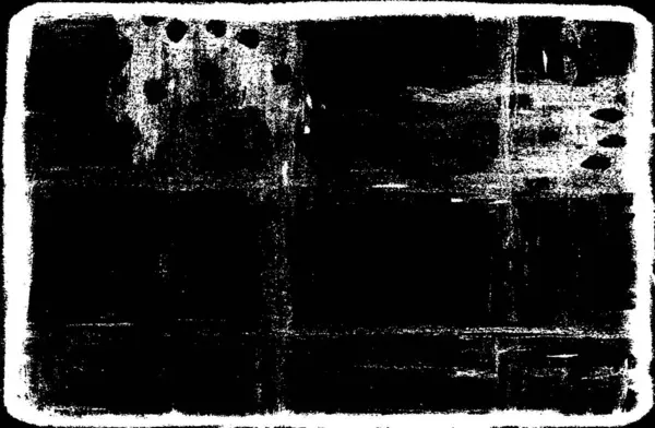 Abstracte Verontruste Tekening Beschadigde Achtergrond Voor Poster Zwart Witte Kleuren — Stockvector