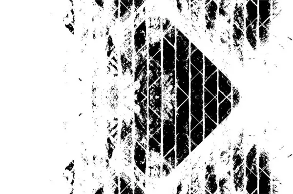 Черно Белый Узор Старый Гранж Выветренный Фон — стоковый вектор