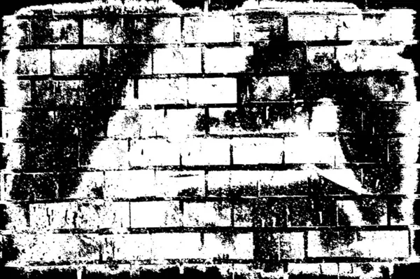 Černobílý Obraz Drsné Grunge Pozadí Ošlehaný Abstraktní Vzor Skvrnami — Stockový vektor