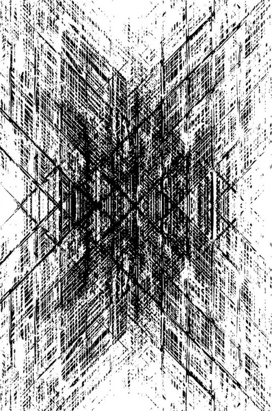 Negru Alb Abstract Textura Antică Fundal Grunge Vechi — Vector de stoc