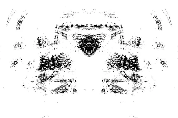 Templat Grunge Hitam Dan Putih Abstrak Ilustrasi Vektor - Stok Vektor