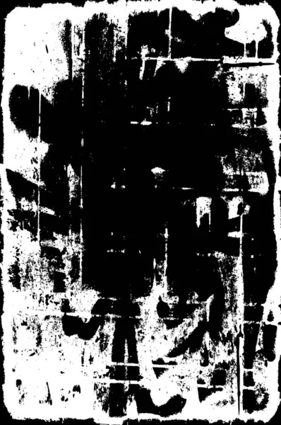 Černá Bílá Abstraktní Starožitné Textury Staré Grunge Pozadí — Stockový vektor