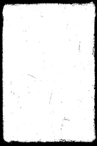Abstrakte Schwarz Weiß Grunge Rahmen Vektorillustration — Stockvektor