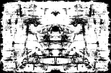 soyut siyah ve beyaz grunge şablonu, vektör illüstrasyonu