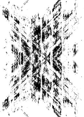 soyut siyah ve beyaz grunge şablonu, vektör illüstrasyonu