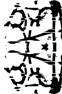 soyut siyah ve beyaz grunge şablonu, vektör illüstrasyonu