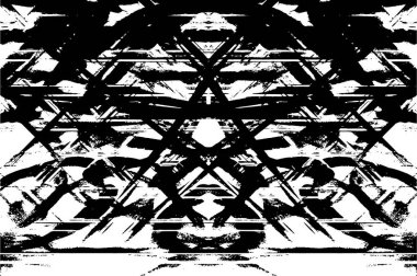 soyut siyah ve beyaz grunge şablonu, vektör illüstrasyonu