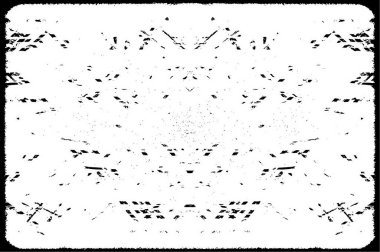 soyut siyah ve beyaz grunge şablonu, vektör illüstrasyonu