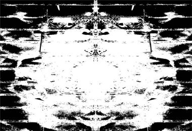 Soyut yardım yüzeyi. Grunge arkaplan, siyah beyaz lekeli yıpranmış desen