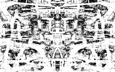 Soyut yardım yüzeyi. Grunge arkaplan, siyah beyaz lekeli yıpranmış desen