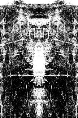 Soyut yardım yüzeyi. Grunge arkaplan, siyah beyaz lekeli yıpranmış desen