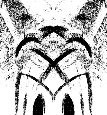 soyut siyah ve beyaz grunge deseni, vektör illüstrasyonu