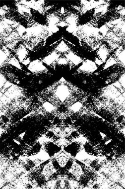 soyut siyah ve beyaz grunge deseni, vektör illüstrasyonu