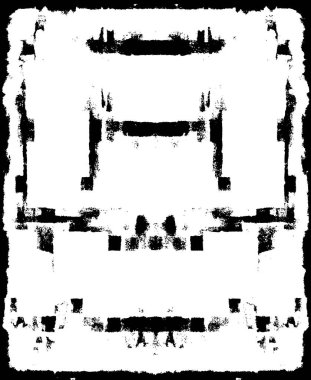 soyut siyah ve beyaz grunge deseni, vektör illüstrasyonu