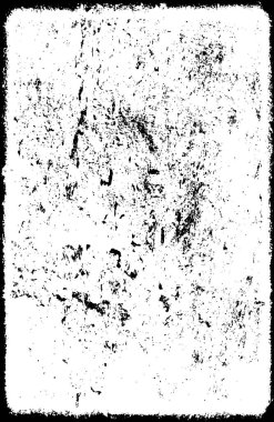 Siyah ve beyazın Grunge arka planı. Soyut monokrom dokusu. Vintage elementler lekeler ve çatlaklar