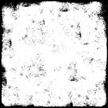 Siyah ve beyazın Grunge arka planı. Soyut monokrom dokusu. Vintage elementler lekeler ve çatlaklar