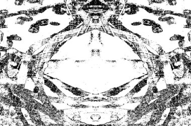 Siyah ve beyazın Grunge arka planı. Soyut monokrom dokusu. Vintage elementler lekeler ve çatlaklar